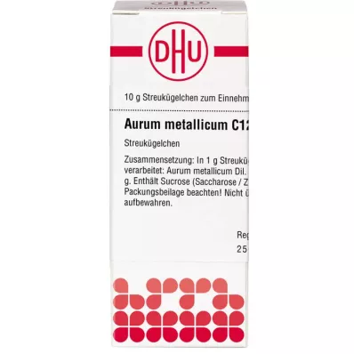 AURUM METALLICUM C 12 kroglic, 10 g