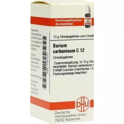 BARIUM CARBONICUM C 12 kroglic, 10 g