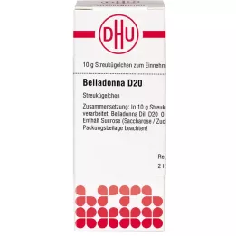 BELLADONNA D 20 kroglic, 10 g