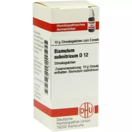 BISMUTUM SUBNITRICUM D 12 kroglic, 10 g