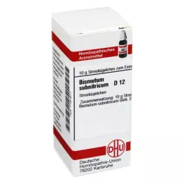 BISMUTUM SUBNITRICUM D 12 kroglic, 10 g
