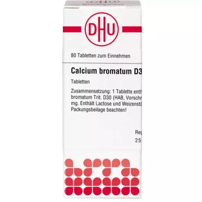 CALCIUM BROMATUM D 30 tablet, 80 kapsul