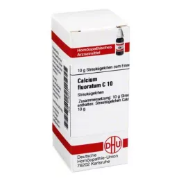 CALCIUM FLUORATUM C 10 kroglic, 10 g