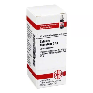 CALCIUM FLUORATUM C 10 kroglic, 10 g
