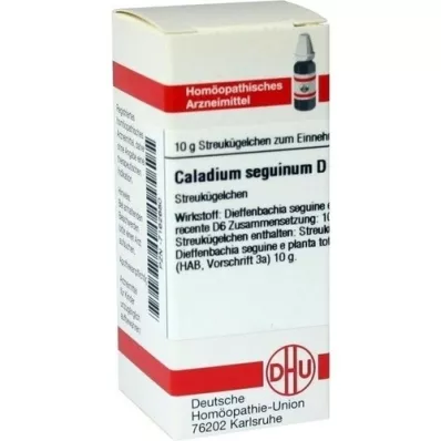 CALADIUM seguinum D 6 kroglic, 10 g