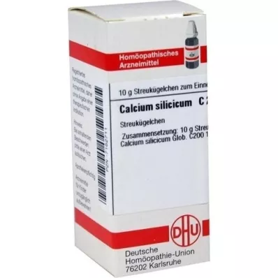 CALCIUM SILICICUM C 200 kroglic, 10 g