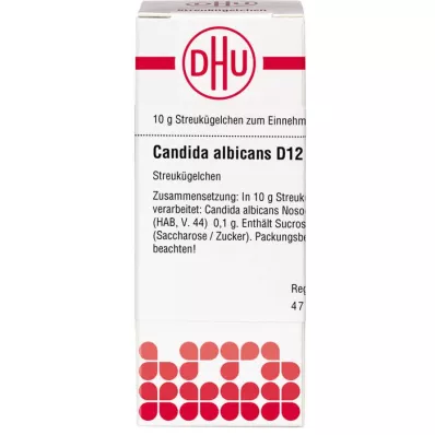 CANDIDA ALBICANS D 12 kroglic, 10 g