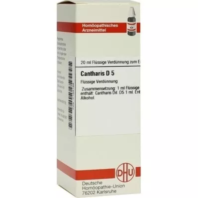 CANTHARIS Raztopina D 5, 20 ml