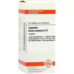 CAPSELLA BURSA pastoris D 6 tablet, 80 kosov