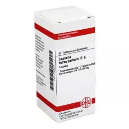 CAPSELLA BURSA pastoris D 6 tablet, 80 kosov