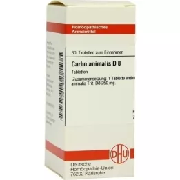 CARBO ANIMALIS D 8 tablet, 80 kapsul