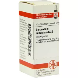 CARBONEUM SULFURATUM C 30 kroglic, 10 g