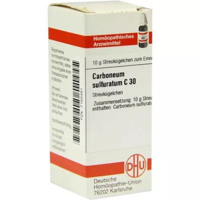 DHU Carboneum sulfuratum C 30 globul, 10 g