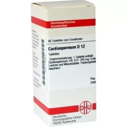 CARDIOSPERMUM D 12 tablet, 80 kapsul