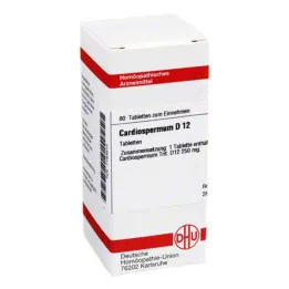 CARDIOSPERMUM D 12 tablet, 80 kapsul