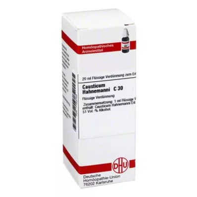 CAUSTICUM HAHNEMANNI Raztopina C 30, 20 ml