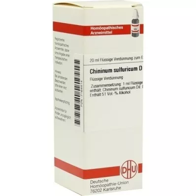 CHININUM SULFURICUM D 30 razredčitev, 20 ml