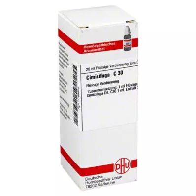 DHU Cimicifuga C 30 Razredčenje, 20 ml DHU Cimicifuga C 30 Razredčenje, 20 ml