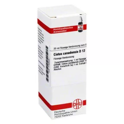 CISTUS CANADENSIS Raztopina D 12, 20 ml
