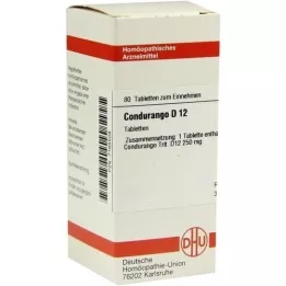 CONDURANGO D 12 tablet, 80 kapsul