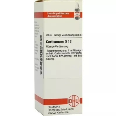 CORTISONUM Raztopina D 12, 20 ml