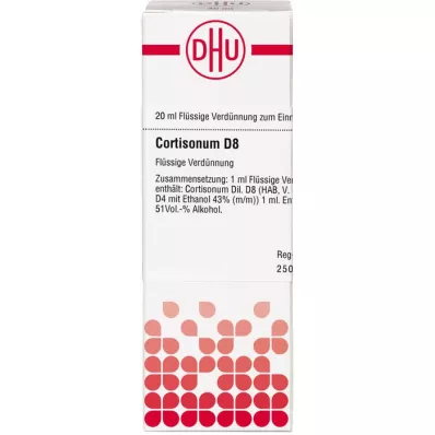 CORTISONUM Raztopina D 8, 20 ml