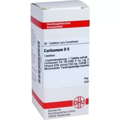 CORTISONUM D 6 tablete, 80 kapsul