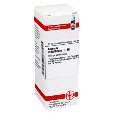 DHU Cuprum metallicum C 30 razredčitev, 20 ml