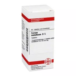 FERRUM METALLICUM D 5 tablete, 80 kapsul