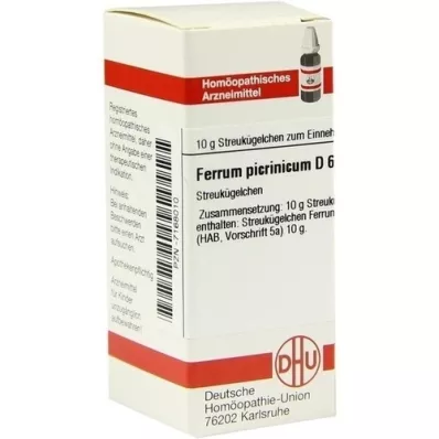 FERRUM PICRINICUM D 6 kroglic, 10 g