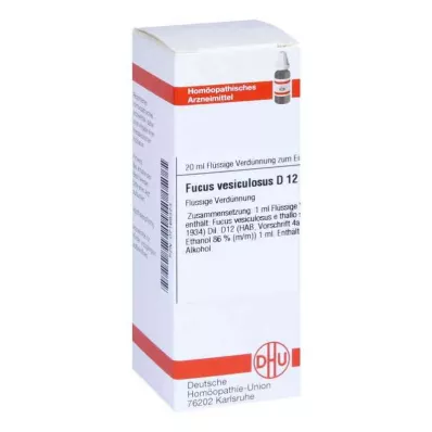 FUCUS VESICULOSUS Raztopina D 12, 20 ml