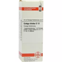 GINKGO BILOBA Raztopina D 12, 20 ml