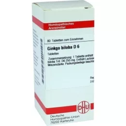 GINKGO BILOBA D 12 tablet, 80 kapsul