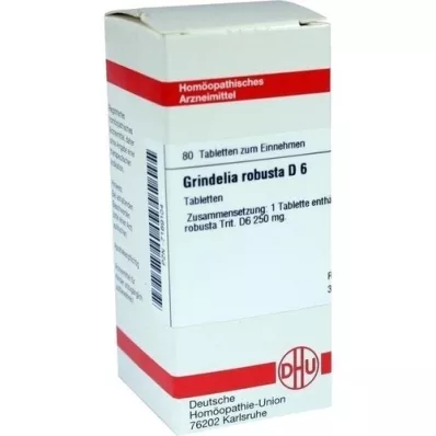 GRINDELIA ROBUSTA D 6 tablete, 80 kapsul