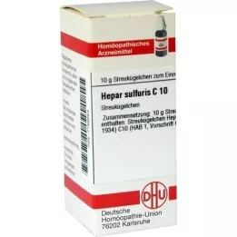 HEPAR SULFURIS C 10 kroglic, 10 g