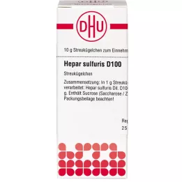 HEPAR SULFURIS D 100 kroglic, 10 g