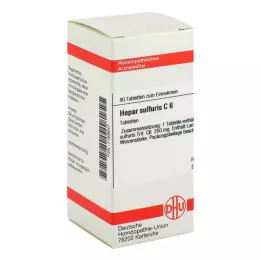 HEPAR SULFURIS C 6 tablet, 80 kapsul
