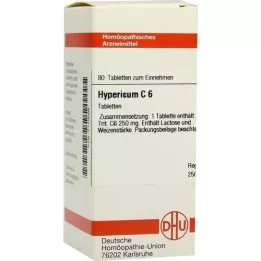 HYPERICUM C 6 tablet, 80 kapsul