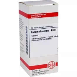 KALIUM CHLORATUM D 30 tablet, 80 kapsul