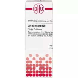 LAC CANINUM D 30 razredčitev, 20 ml