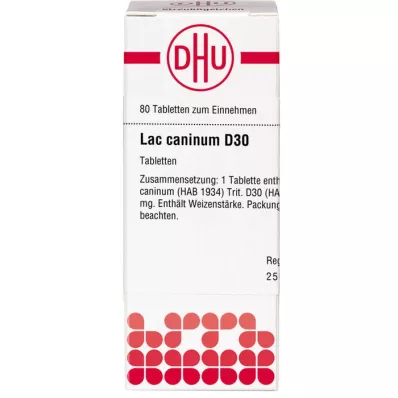 LAC CANINUM D 30 tablet, 80 kapsul