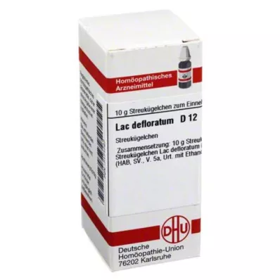 LAC DEFLORATUM D 12 kroglic, 10 g