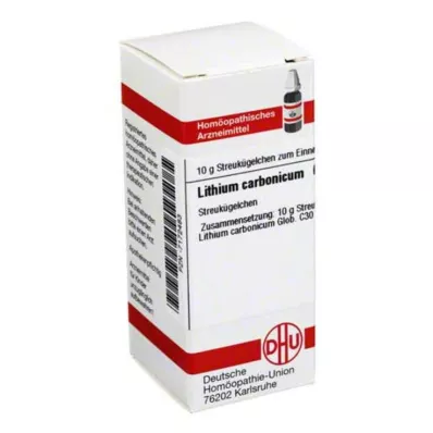 LITHIUM CARBONICUM C 30 kroglic, 10 g