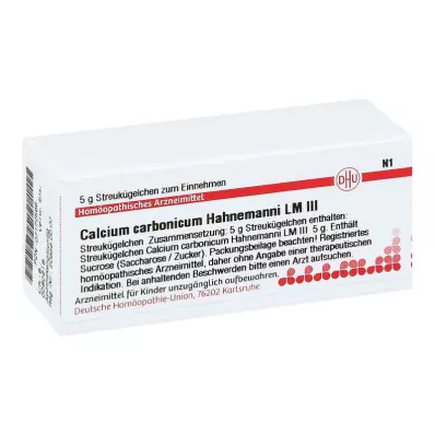 Lm kalcijev ogljikov hidrat.III Globule Hahnemanni (5 g) Lm kalcijev ogljikov hidrat.III Globule Hahnemanni (5 g)