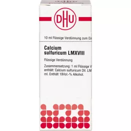 CALCIUM SULFURICUM LM XVIII Razredčenje, 10 ml