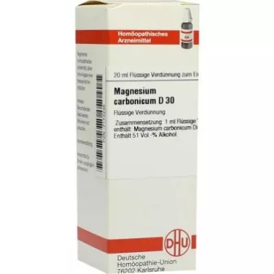 Magnesium Carbonicum D30 razredčitev (20 ml) Magnesium Carbonicum D30 razredčitev (20 ml)