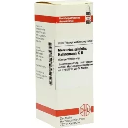 MERCURIUS SOLUBILIS Hahnemanni C 6 Raztopina, 20 ml