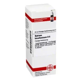 NATRIUM BICARBONICUM Raztopina D 6, 20 ml