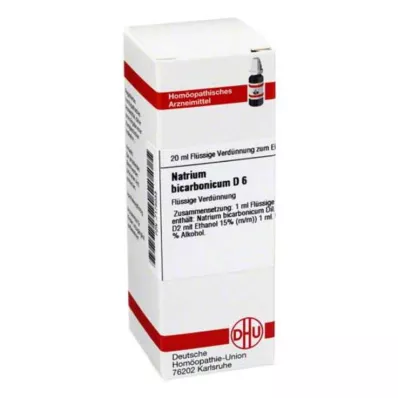 DHU Natrum bicarbonicum D 6 razredčitev, 20 ml