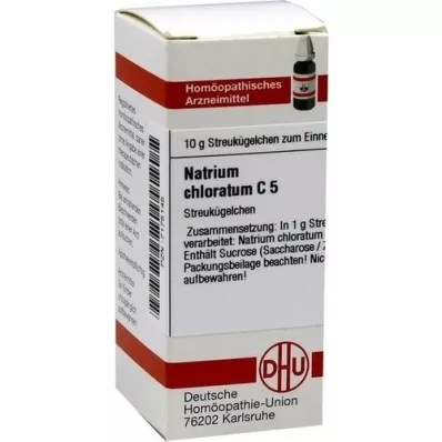 NATRIUM CHLORATUM C 5 kroglic, 10 g
